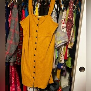 Cutest ever mustard yellow mini-dress. Size xxl